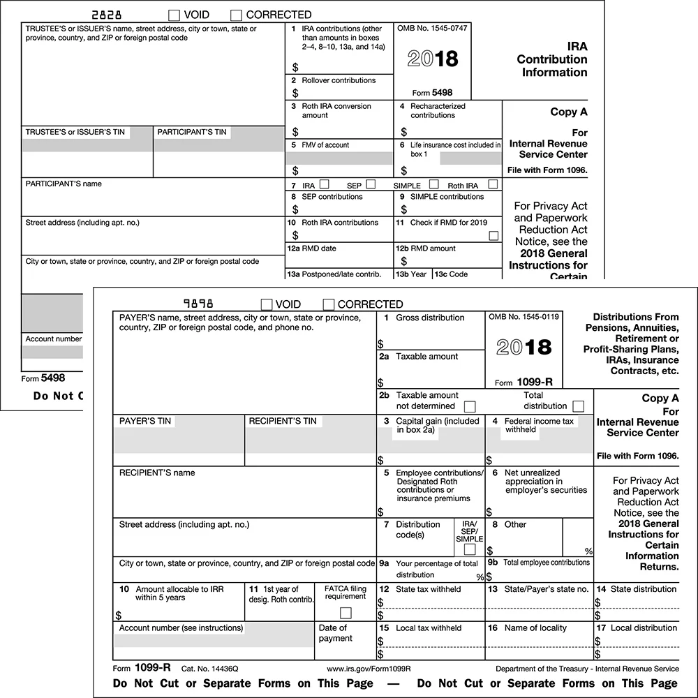 2018 Forms 5498, 1099-R Come With a Few New Requirements — Ascensus